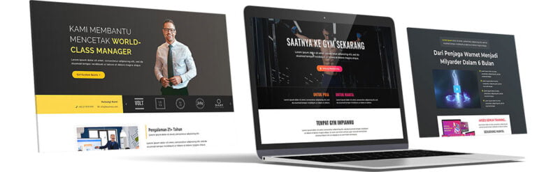 Landing Page Templates Professional