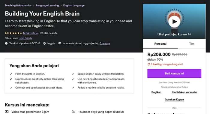 Kursus Online 13 miliar Rupiah