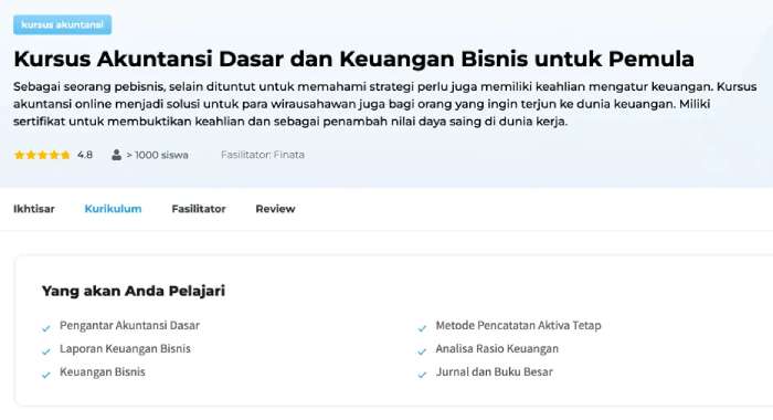 Kursus Online 3 miliar Rupiah