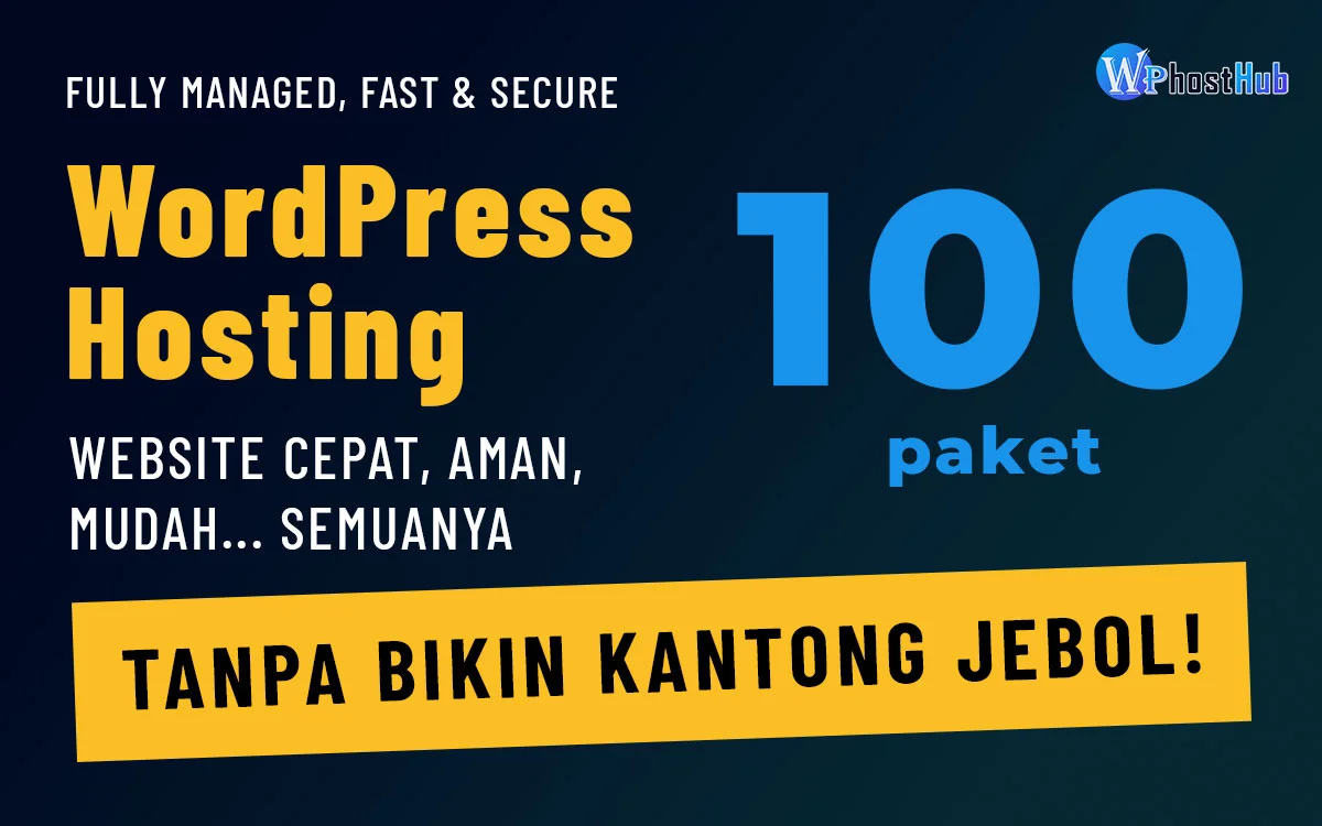WordPress Hosting – Scale X (100x) 3 Tahun