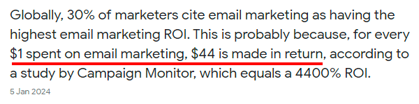 ROI return 4400%