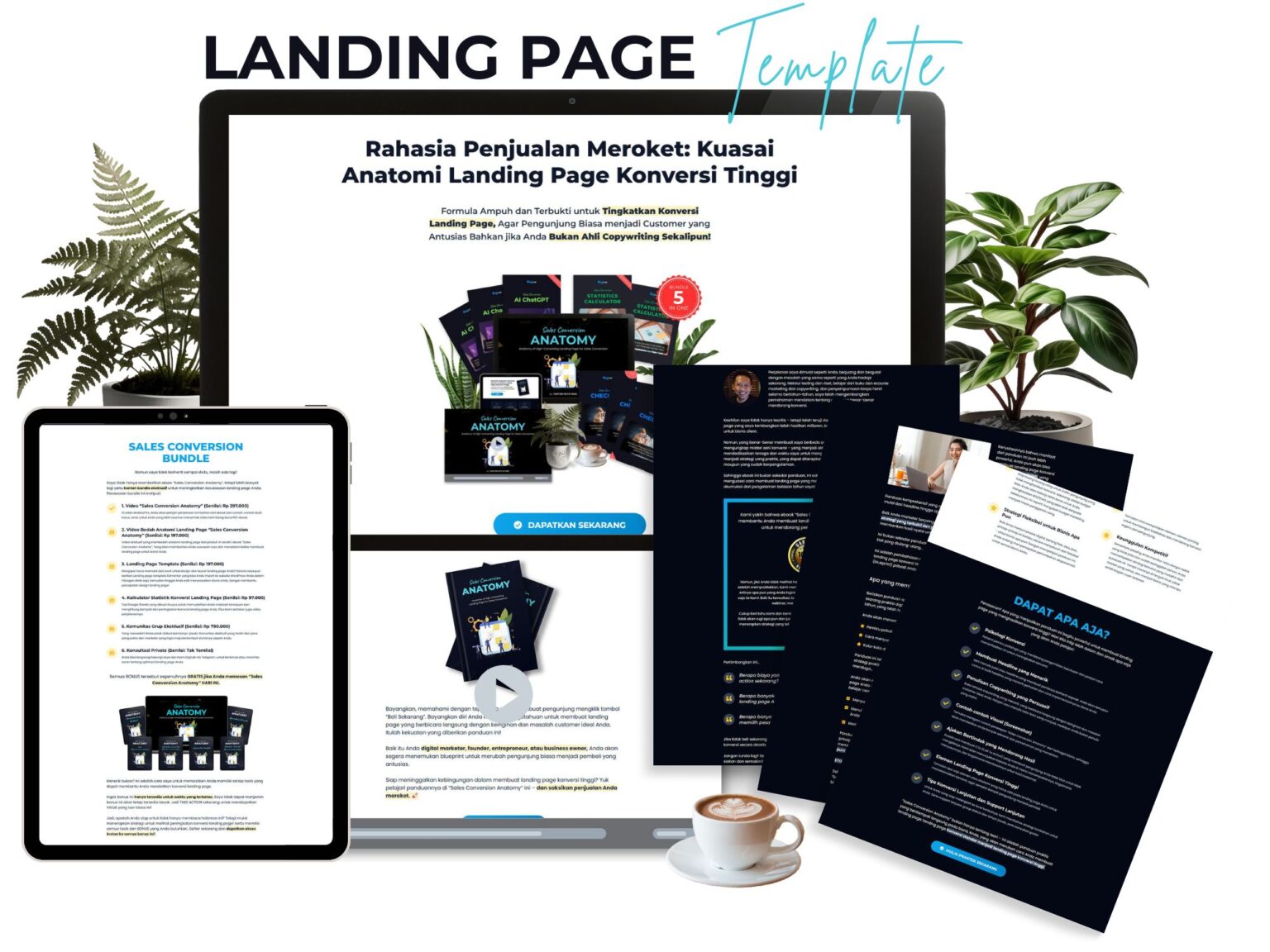 Sales Conversion Landing Page Template