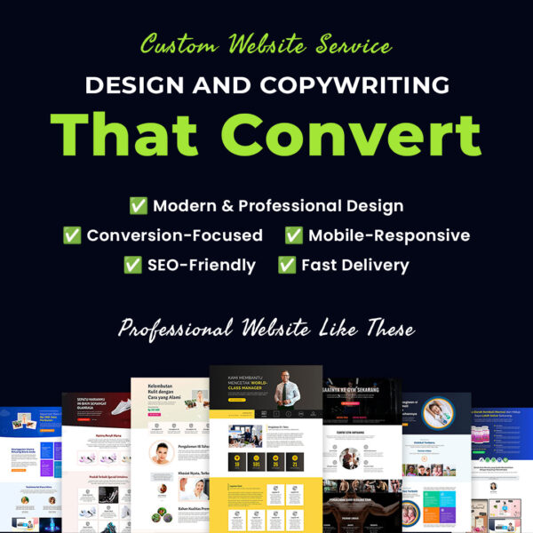 Jasa Website Design & Copywriting