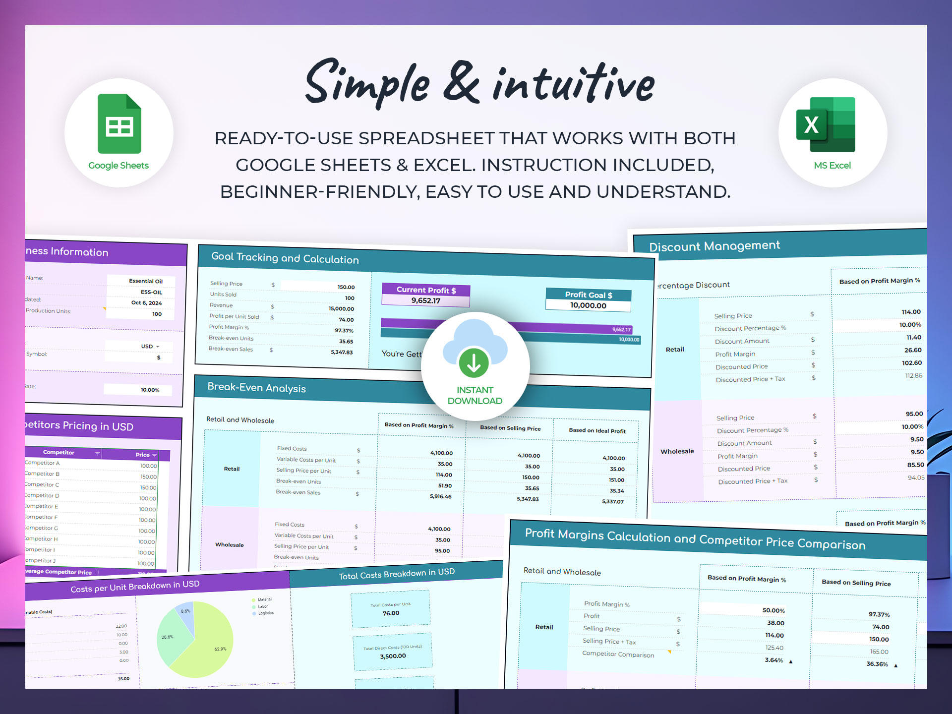 Formula Kalkulator Harga Produk Google Sheets Excel